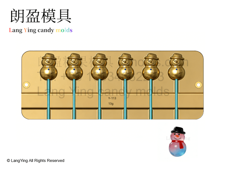 Y113 13g Snowman Candy Molds_LangYing